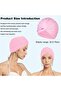 Swim cap, unisex, elastic, high-quality fabric, stretchy and comfortable, soft suitable for children, women men - navy blue. - 2