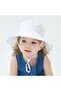 Baby sun hat - Children's Wide-brimmed beach UV protection Breathable Fits head circumference 48-50 cm Suitable for and outdoor play Unisex White - 4