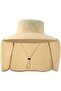 Sun hat with detachable neck and face protection - extra-wide brim, breathable UV-protective, suitable for gardening walking.
