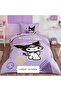 Kuromi Pretty Licensed Fitted Sheet 120X200Cm Duvet Cover Set