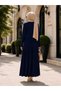 Women's Hijab Dress Long Sleeve Pleated Relaxed Fit Casual and Stylish Long Dress - 3