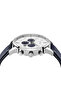 Men's Stainless Steel Watch, Blue Leather Band | Trn43mm - 3