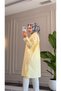 6594 - Stylish Comfortable Sleeve Cuff and Pocket Stone Detailed Woven Soft Fabric Women's Poplin Shirt-Tunic - 4