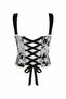 Lace Patterned Corset - 2
