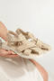 Y 03 Buckle Detailed Flat Sole Sandals - 4
