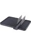 Flip-Up Drain Board with Foldable Dish Rack, Gray,One-size,85139