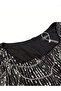 Plus Size Black Beaded Sequin Maxi Dress - 6
