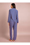 Multi-Color Checked Pocket Detail Shirt and Pant Pyjama Set - 5