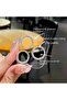 Tempered glass iPhone 13 13 mini Silver Glitter Camera Lens Protector 9H HD Clear Anti-Scratch Temp - 3