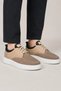 Prism Men's Classic Lightweight Comfortable Laceless Sports Shoes - Beige