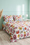 Flower Garden Ranforce Double Duvet Cover Set – 4 Pieces - 4