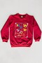 Set of 3 Children's Printed 2-Thread Combed Cotton Sweatshirts - 3