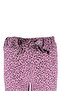 Girl's Purple Color Patterned Comfortable Cut Wide Leg Wrinkled Trousers - 4
