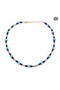 Dark Blue & Turquoise Beaded Women's Necklace – Summer Stylish Design - 2