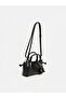 Leather look women's shoulder bag - 2