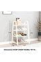 A-Shape Shoe Rack 4-Tier Stand Free Standing Shoe Rack - Sturdy & Durable Long Stackable for Closet, - 2