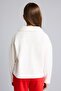 Relax Fit Polo Collar College Printed Thick Fabric Sweatshirt for Girls I4899A826Au - 5