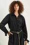Women's Black Shirt with Cuff Detail - 4