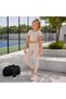 Girls' Sports Set - Crop T-Shirt High Waist Leggings 2-Piece Gymnastics Ballet Dance Fitness Set
