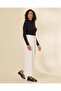 Women Black Shoulder Button Detail Pullover - 5