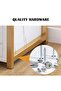 Bedside Cabinet, Bedside Table, Wooden Nightstand with 3 Drawers and Spacious Countertop Sofa Side Table for Bedroom Living Room (White) - 6