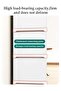 8-Drawer Fabric Dresser, Double-Row 5-Tier Storage Cabinet Organizer for Bedroom & Living Room, Sturdy Steel Frame with Easy-Pull Fabric Bins (White) - 4