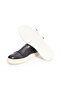 Black Color Laceless Genuine Leather Men's Shoes - 3