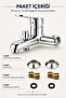 Chrome Hot Cold Open Close Mix Single Handle Bathroom Faucet - 7