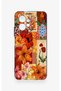 Redmi Note 12 4g Compatible Orange Lily Pattern Silicone Case - 2