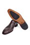 Brown Laceless Genuine Leather Leather Sole Men's Shoes - 3