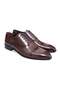 Brown Lace-Up Genuine Leather Sole Men's Shoes