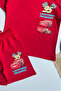 Boys Mcqueen Printed T-Shirt and Shorts Set Red - 3