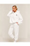 Unisex Men's Women's m Logo Printed Oversize 3 Thread Hooded Jogger Bottom Tracksuit Set - 4