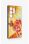 Samsung S24 Ultra Compatible Tiger of the Sun Patterned Silicone Case - 3