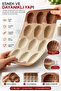 2 Pieces of 12-Piece Silicone Seashell Madeleine Molds – Non-Stick Cake and Chocolate Mold |   Heat Resistant Red, Bpa Free - 8