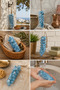 Sea-Themed Decorative Soap Bundle Handmade Authentic Gift Lavender Eucalyptus Scented Soap Bundle - 3