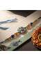 Traditional Rakhi Set of 2 for Brother with Multicolour Beads, Puja Plate, Roli and Chawal - 4