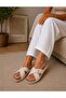 Cross-Band Anatomical Soft Sole Extra Lightweight Women's Home and Guest Slippers