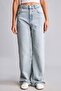 90's Wide Leg High Waist Pipe Leg Jean Pants H6913Ax26Au - 3
