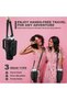 Insulated Water Bottle Carrier for Stanley 40oz Tumbler,Neoprene Cup Holder w/Phone Pocket & Adjustable Strap,Shockproof, Noise-Reduction Design |Hiking, Commuting Accessories - 5
