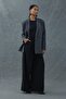 Smoked Pocket Detailed Buttoned Blazer Jacket - 3