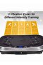 Vibration Plate Exercise Machine Mini Full Body Vibration Platform Trainers for Home Use with Acupressure Nodes Cardio Machines Fat Removing Machine Multiple Speeds with Bluetooth Remote Max User - 6
