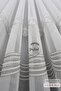 1-3 Dense Pleated Silver Wavy Waterway Patterned Umay Ecru Tulle Curtain - 6