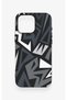 iPhone 16 Pro Max Compatible Geometric Block Pattern Silicone Case