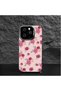 Redmi 13 Compatible Silicone Edge Hard Back Case Couple Floral Pattern Phone Case - 6