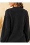 Women's Crew Neck Washed Balloon Sleeve Knit Sweater - Comfortable Fit Daily Stylish Basic Sweater - 6