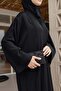 Dubai Silk Hand Embroidered Abaya Rose - 6