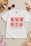 Premium Unisex Printed 100% Cotton Crew Neck Short Sleeve White Kids T-Shirt