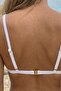 Egyptian Mesh Detailed Long Triangle Bikini Set White - 4
