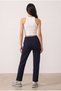 Women's High Waist Elastic Waist Lace-Up Straight-Leg Sweatpants Po-3011 - 3